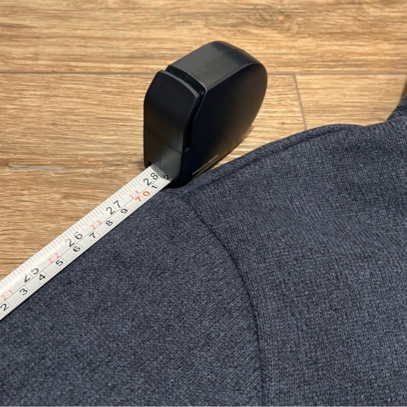 Old Navy Quarter Zip Pullover Sweater Sweatshirt Knit Blue Mens XXL NWT - Picture 7 of 15